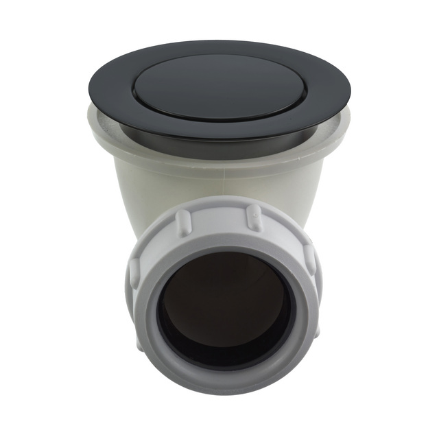 BOTTENVENTIL 22200 FÖR BADKAR POP-UP FUNKTION MATTSVART | Beijerbygg Byggmaterial